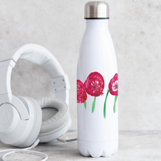 Thermal Water Bottle with Child's Painting | Little Heirloom
