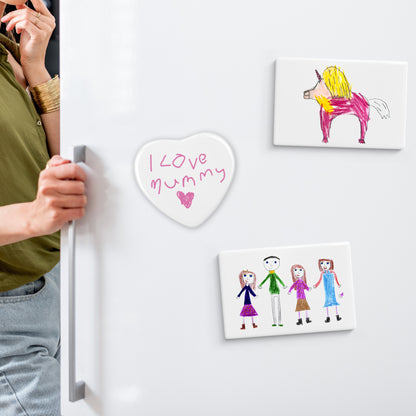  Magnets made from Children's Drawing | Little Heirloom