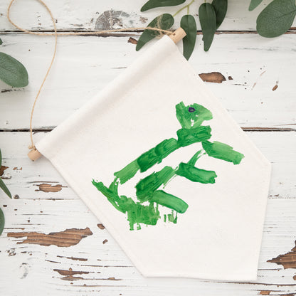 Pennant Flag with Child's Artwork | Little Heirloom
