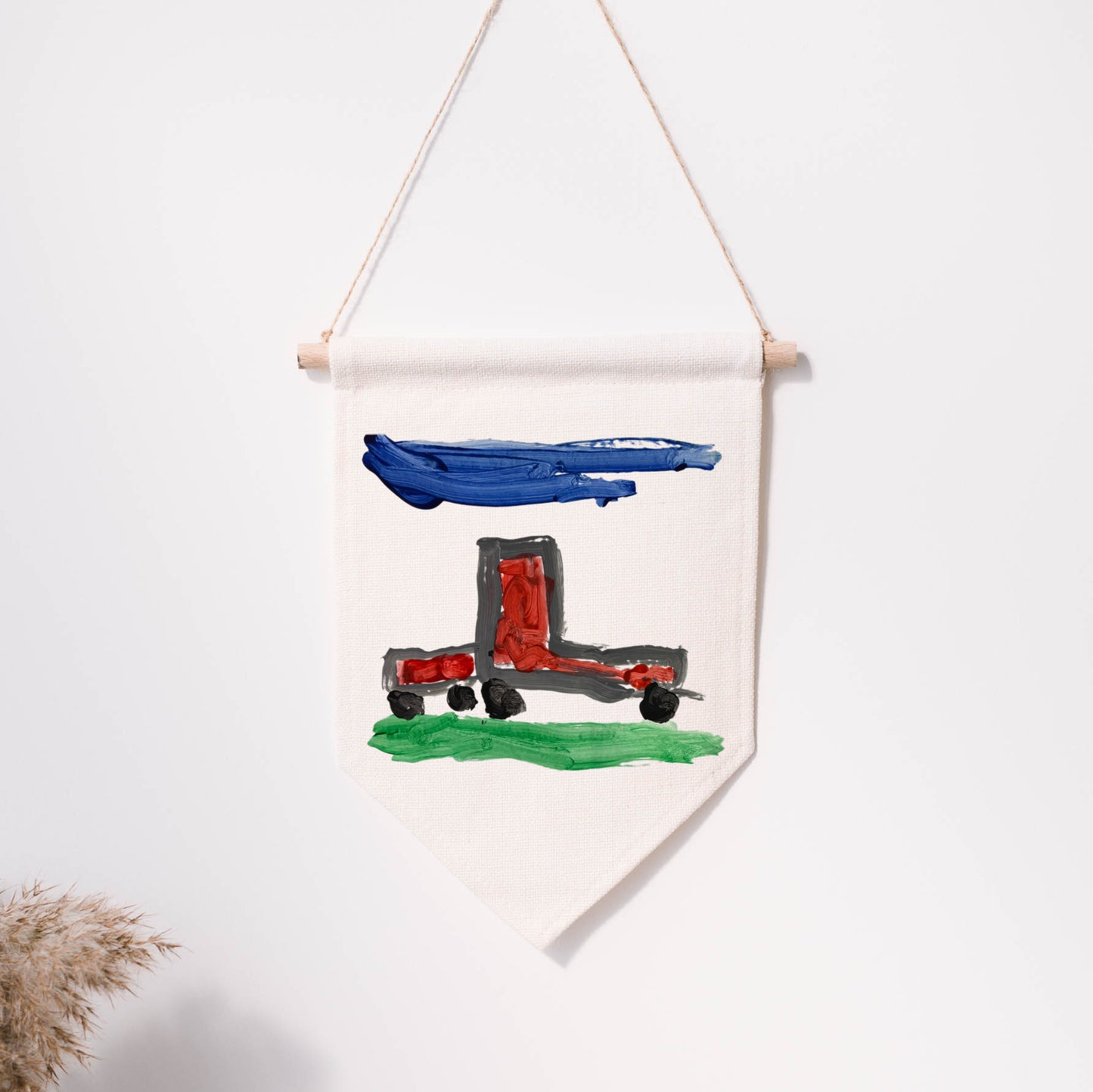 Pennant Flag with Child's Artwork | Little Heirloom