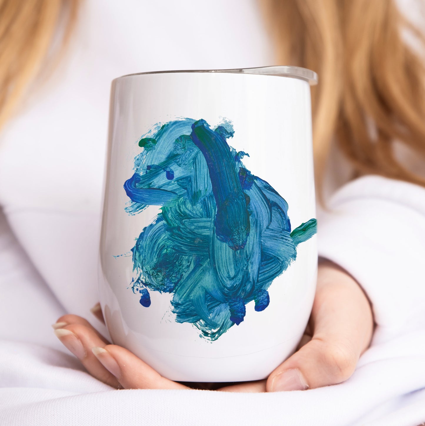 Thermal Travel Tumbler with Child's Artwork on it | Little Heirloom