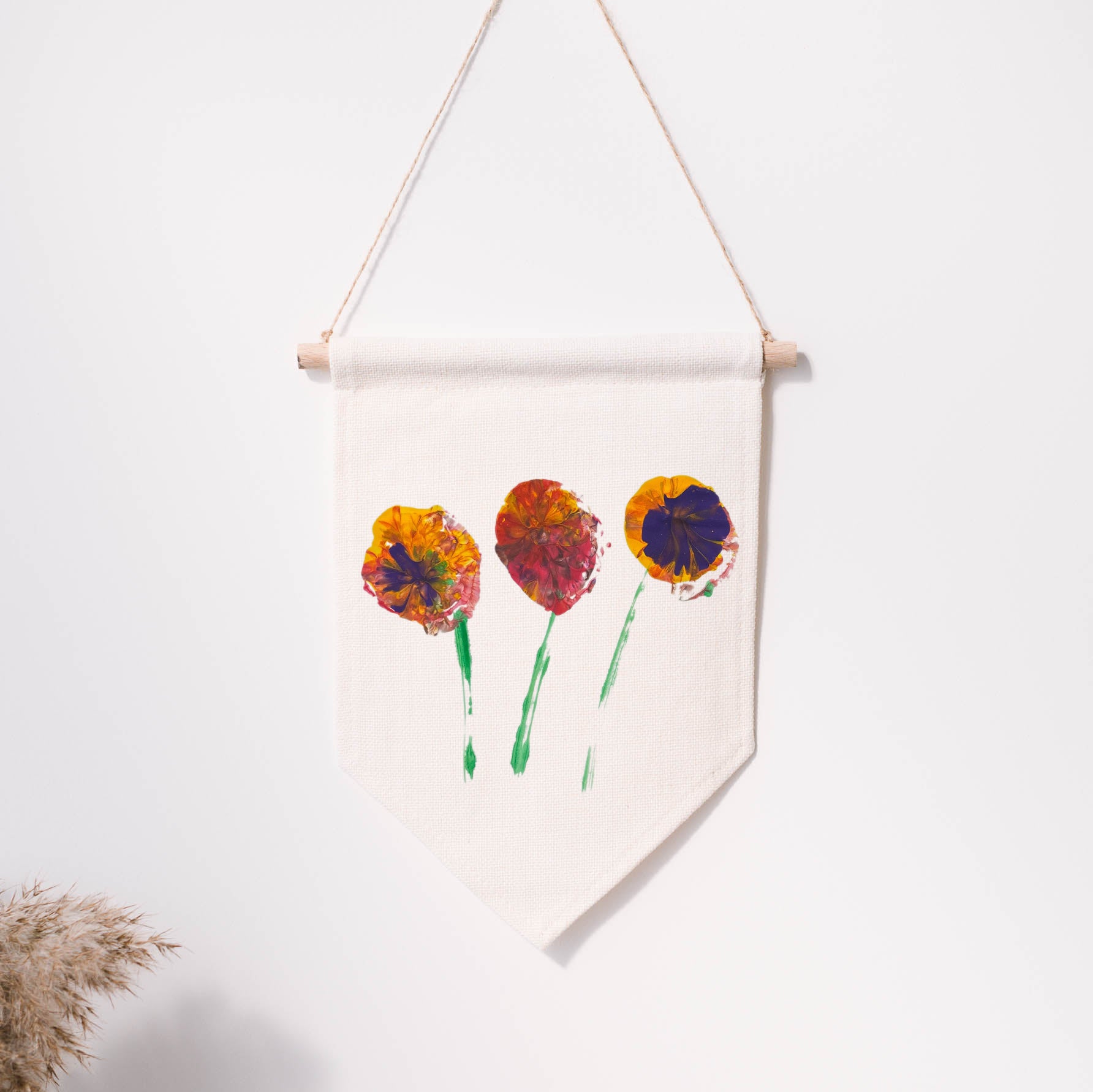 Pennant Flag with Child's Artwork | Little Heirloom
