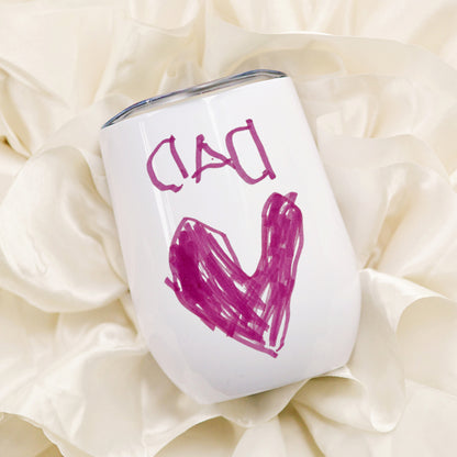 Thermal Travel Tumbler with Child's Artwork on it | Little Heirloom