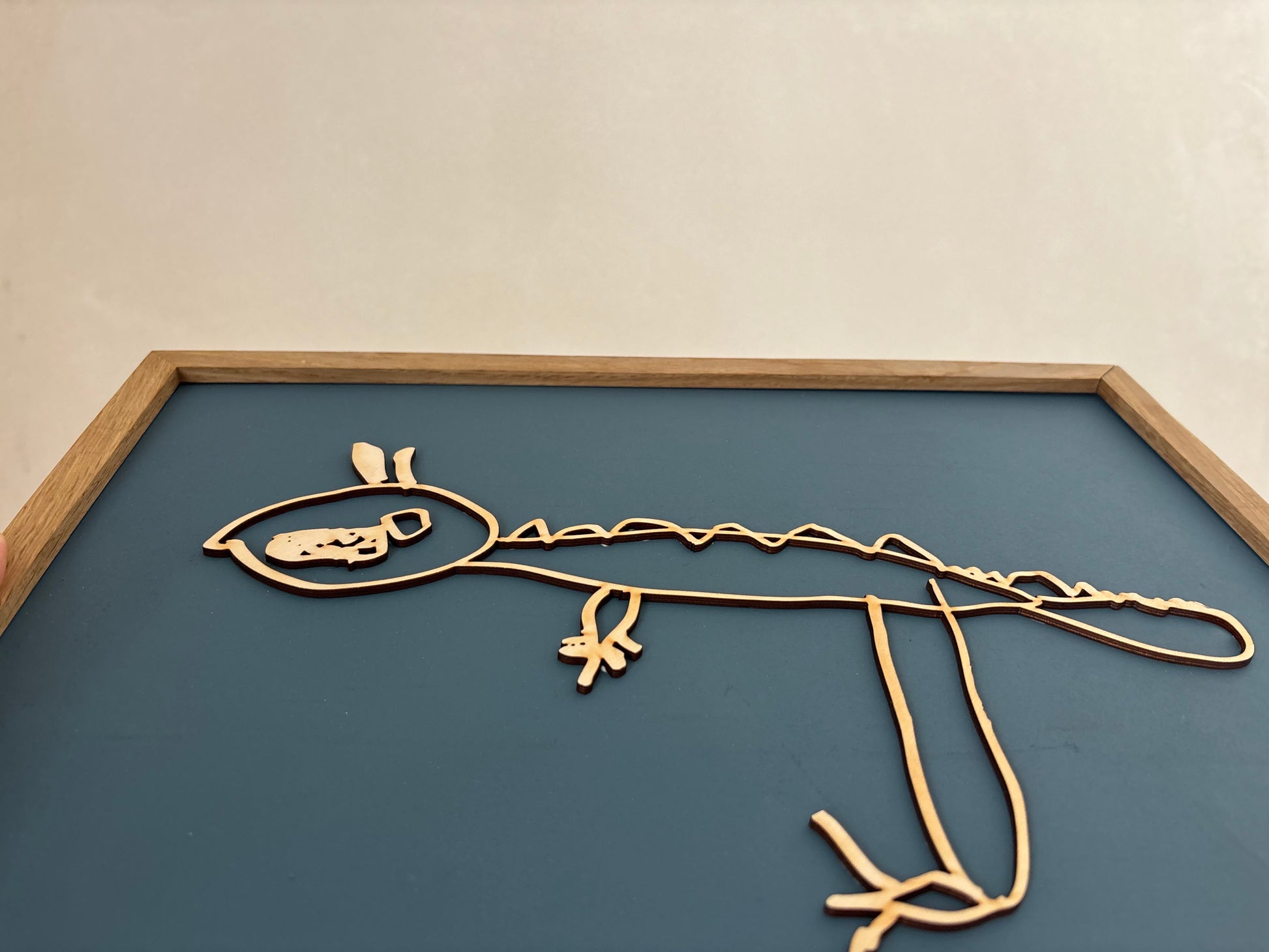 3D Wooden Wall Art of Chid's Artwork | Little Heirloom