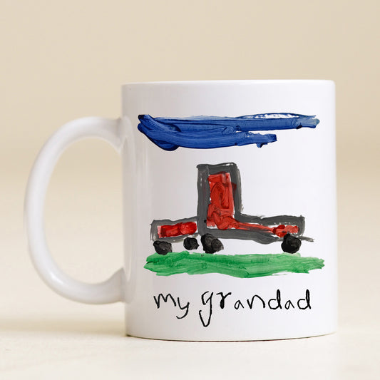 Mug for Grandad with Child's Drawing | Gift for Grandparents | Little Heirloom