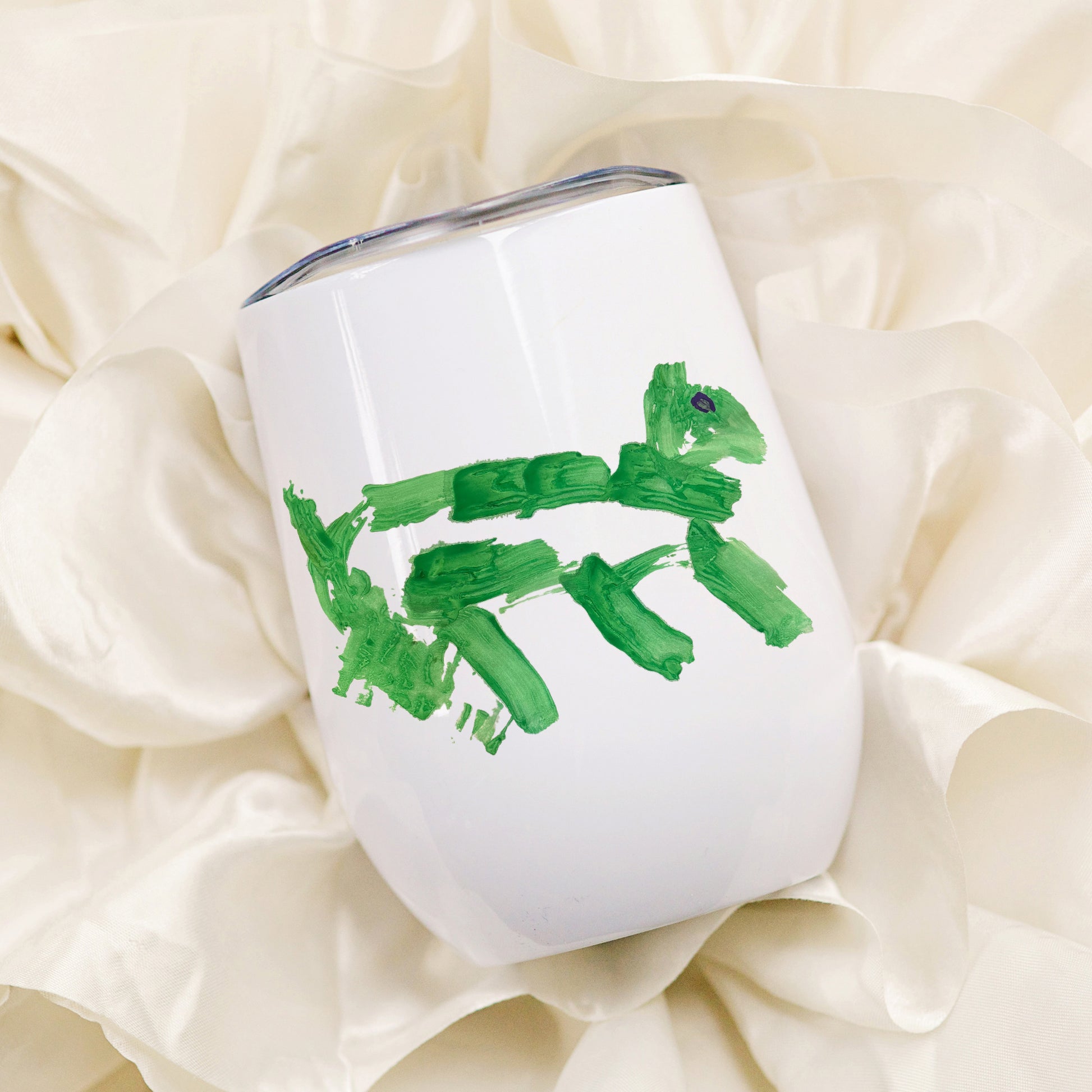 Thermal Travel Tumbler with Child's Artwork on it | Little Heirloom